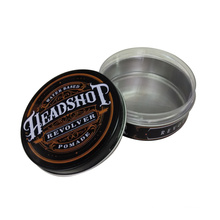 Round Shaped Metal Tin Container for Shoe Polish